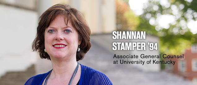 Shannan Stamper '94 | Associate General Counsel at University of Kentucky