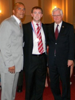 Pictured from left to right: Paxton Baker, Chairman of the Congressional Award Foundation and Congressman Hal Rogers