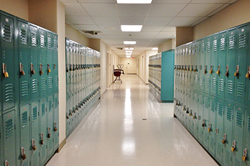 High School Hallway