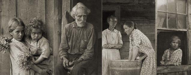 Four photos by Doris Ulmann