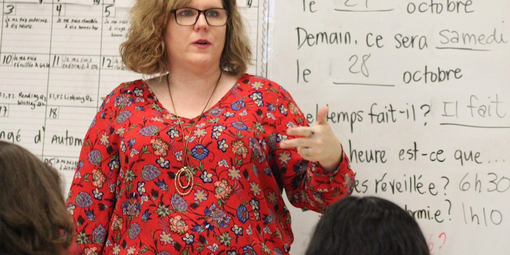 Transylvania alumna teaching high school French