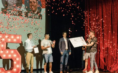 5 Across award presentation