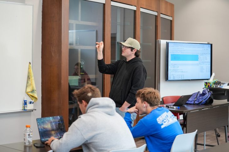 students in a classroom
