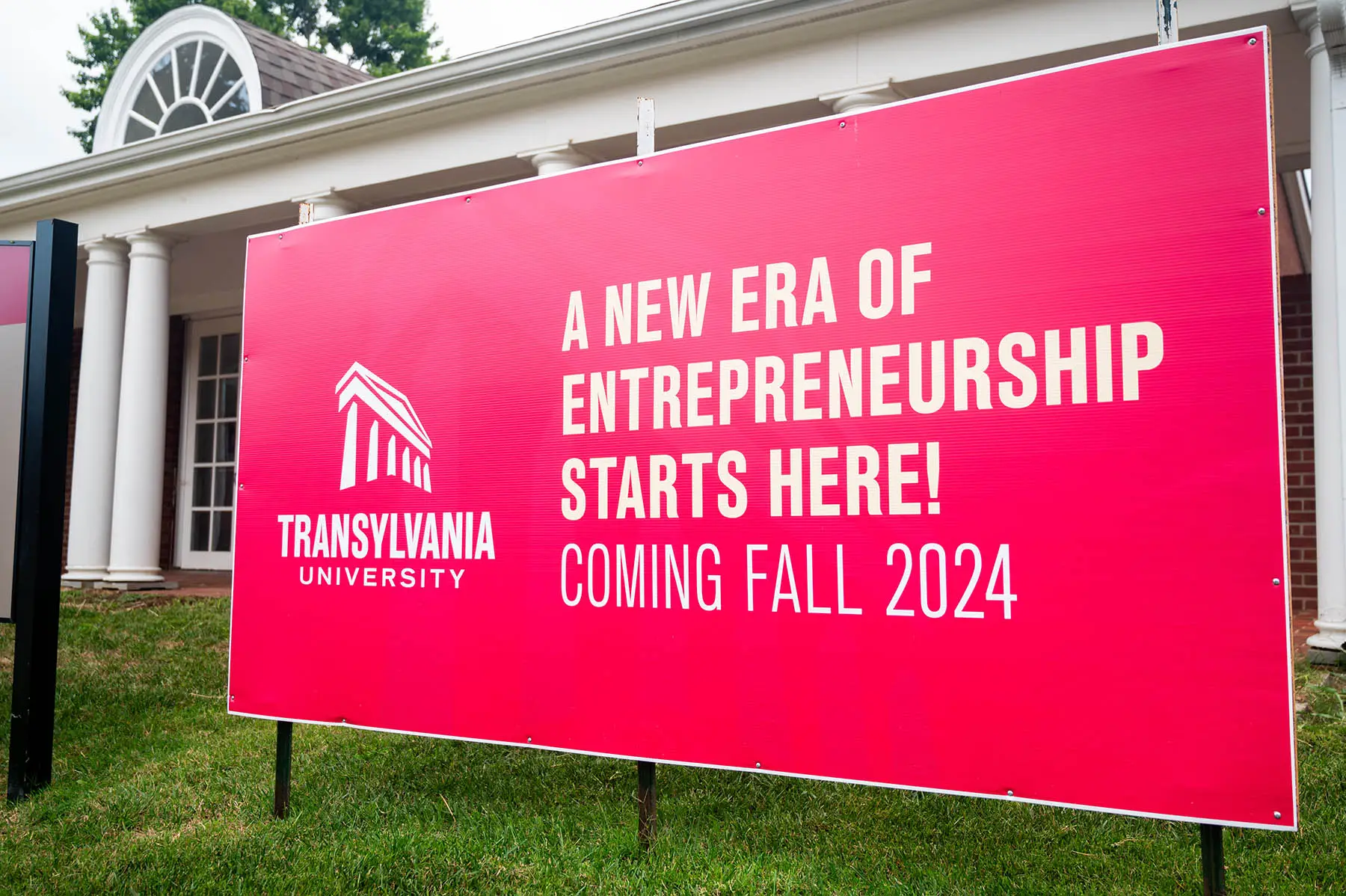 A new era of entrepreneurship starts here | coming soon sign