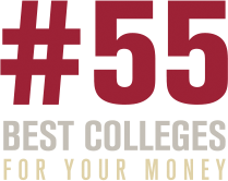 number 55 best colleges for your money